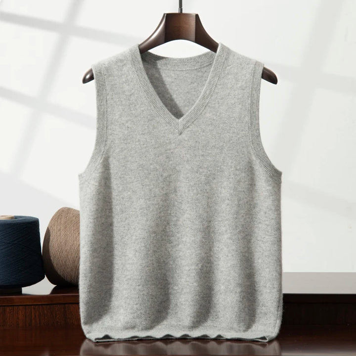 CASHMERE HERITAGE VEST
