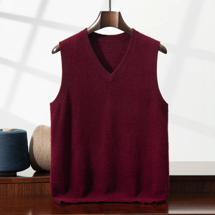 CASHMERE HERITAGE VEST