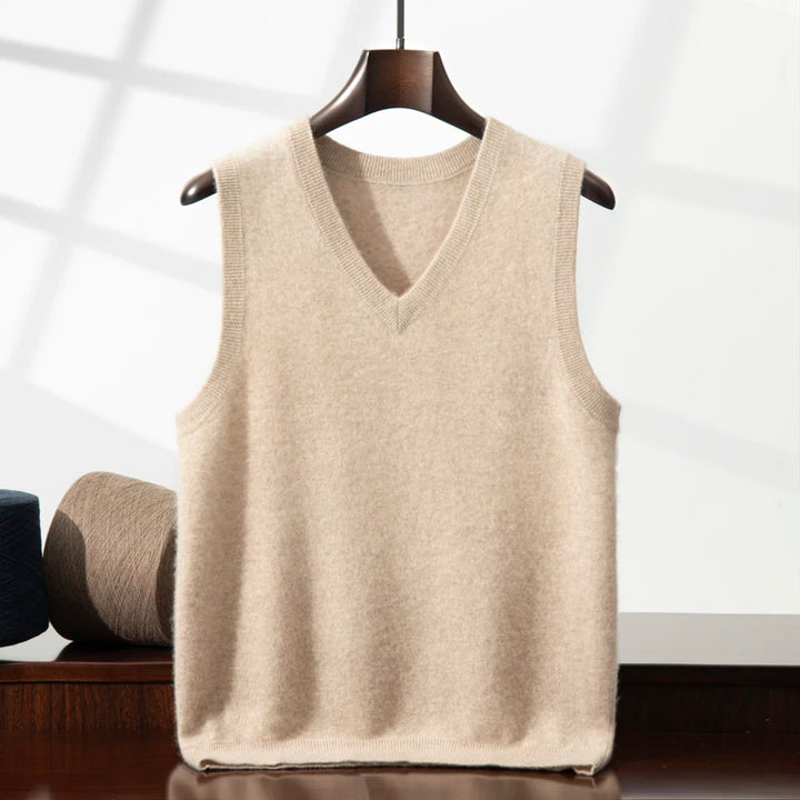 CASHMERE HERITAGE VEST