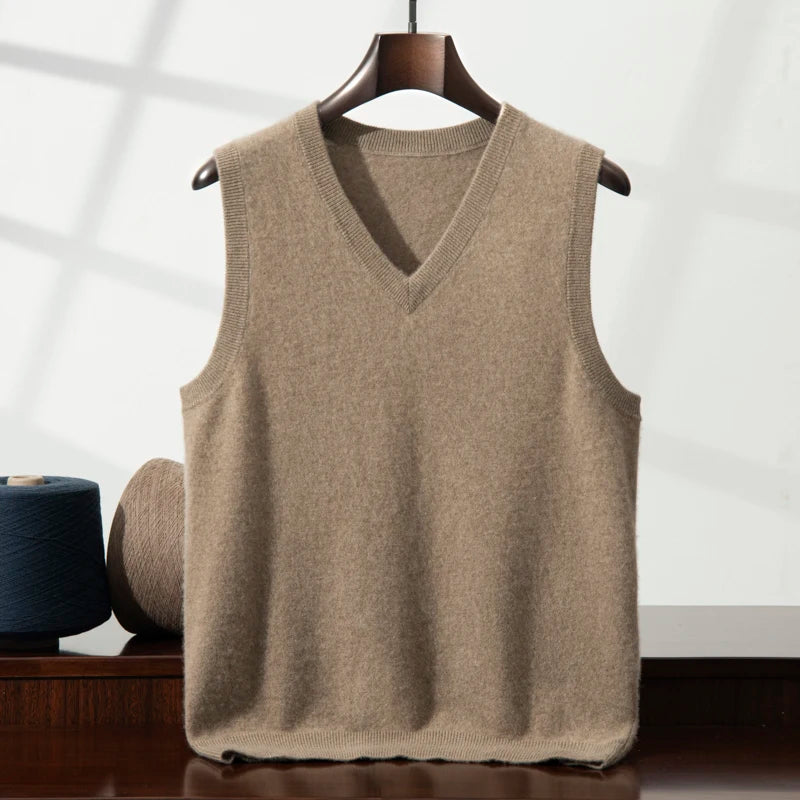 CASHMERE HERITAGE VEST