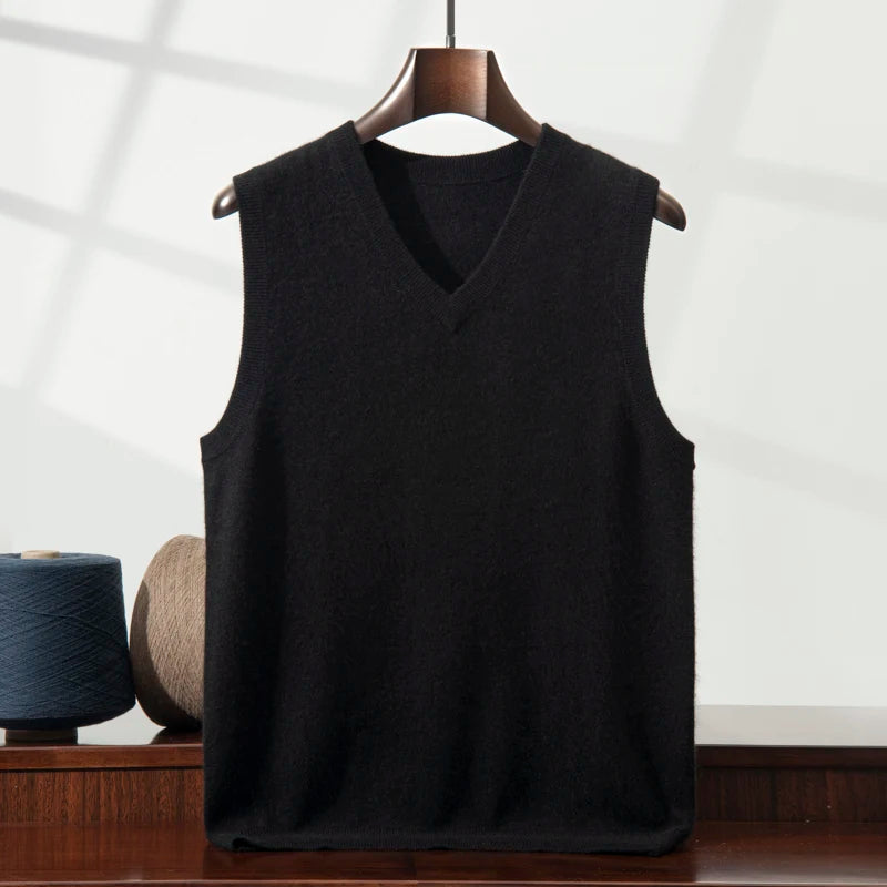 CASHMERE HERITAGE VEST
