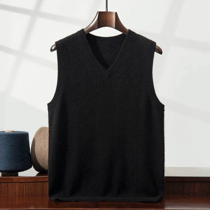 CASHMERE HERITAGE VEST
